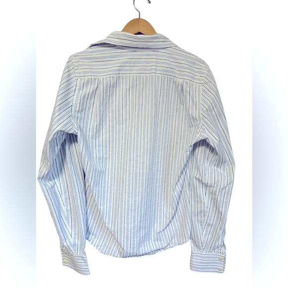 Abercrombie & Fitch long Sleeve Striped Muscle Fit Button Up Men’s Size Medium - Picture 7 of 8
